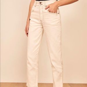 Reformation Ivory Nadia Jeans